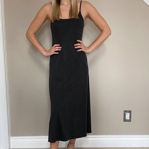 Dark grey long dress